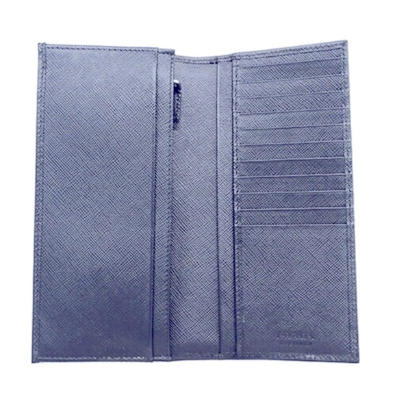 PRADA Unisex Wallet Long Saffiano Black 2MV836 Many Card Pockets - Picture 3 of 14